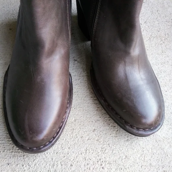Fly London Ground Brown Lupe Leather Boots - Picture 8 of 9